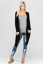Load image into Gallery viewer, Black Cardigan- Plus Size