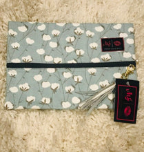 Load image into Gallery viewer, X Makeup Junkie Bag Cotton Gin- Blue