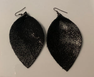 Midnight Rendezvous Leather Earrings