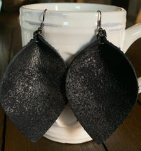 Load image into Gallery viewer, Midnight Rendezvous Leather Earrings